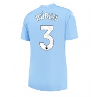 Manchester City Ruben Dias #3 Hjemmedrakt Dame 2023-24 Kortermet